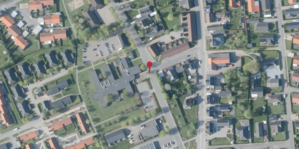 Historisk kort over Storvorde Station