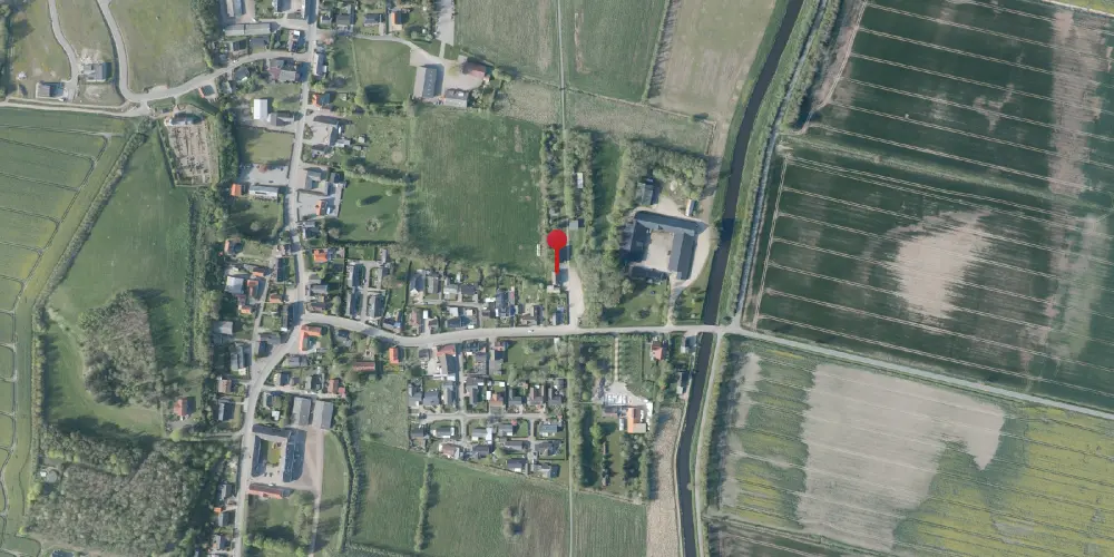 Historisk kort over Sejlflod Station