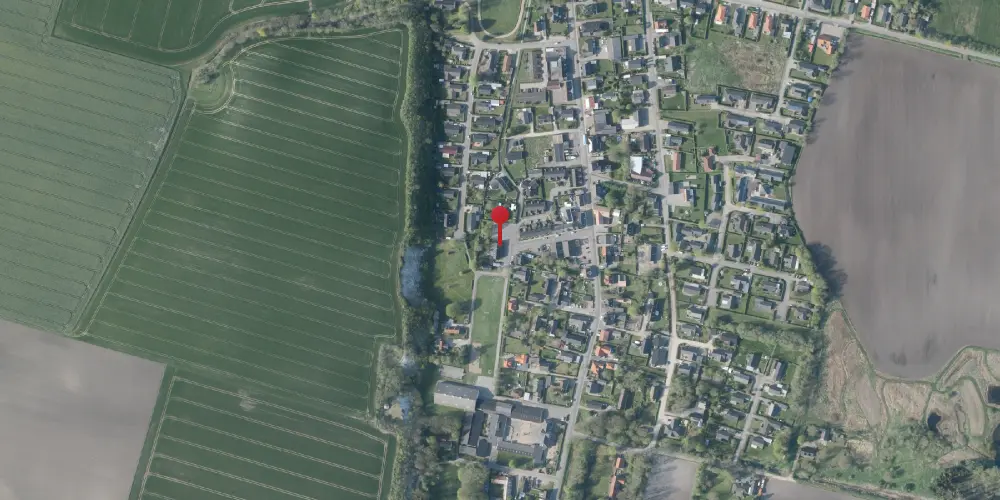 Historisk kort over Gudumholm Station Historisk kort over Gudumholm Station