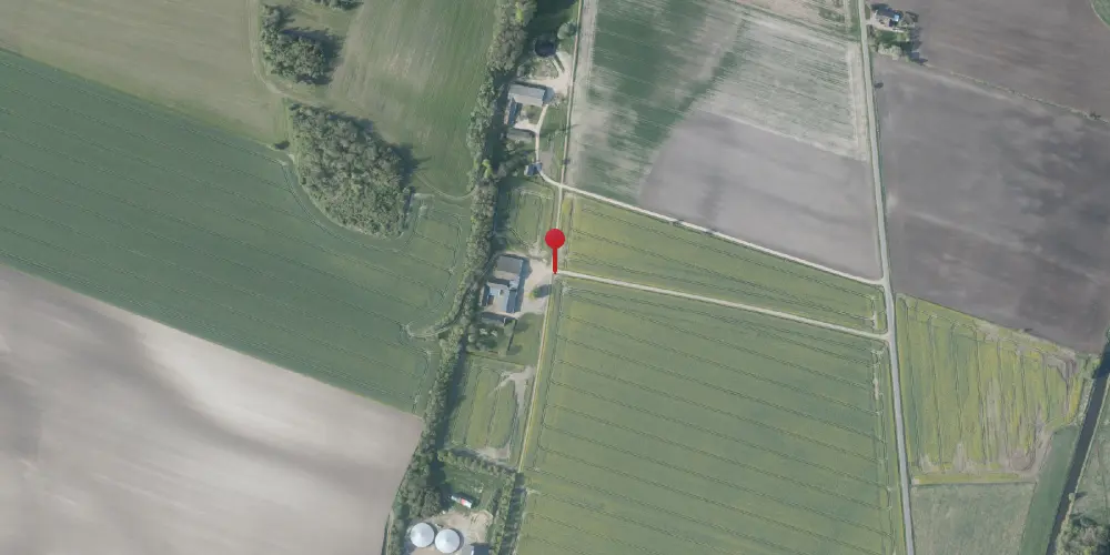 Historisk kort over Palsgaard Trinbræt