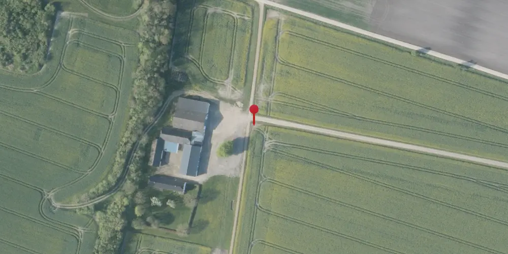 Historisk kort over Palsgaard Trinbræt