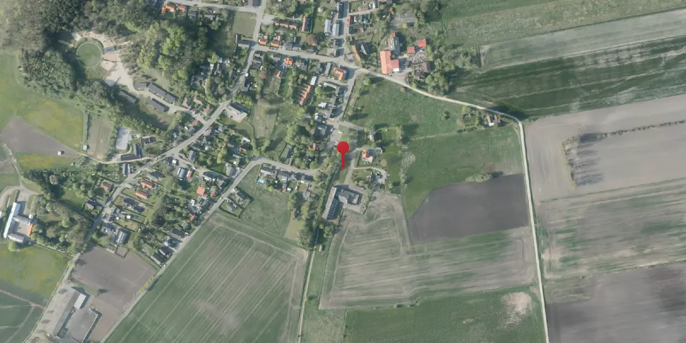 Historisk kort over Vaarst Station