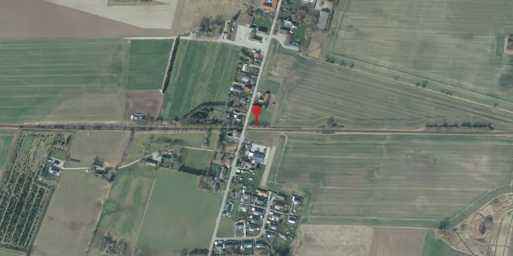 Historisk kort over Ny Hagested Trinbræt