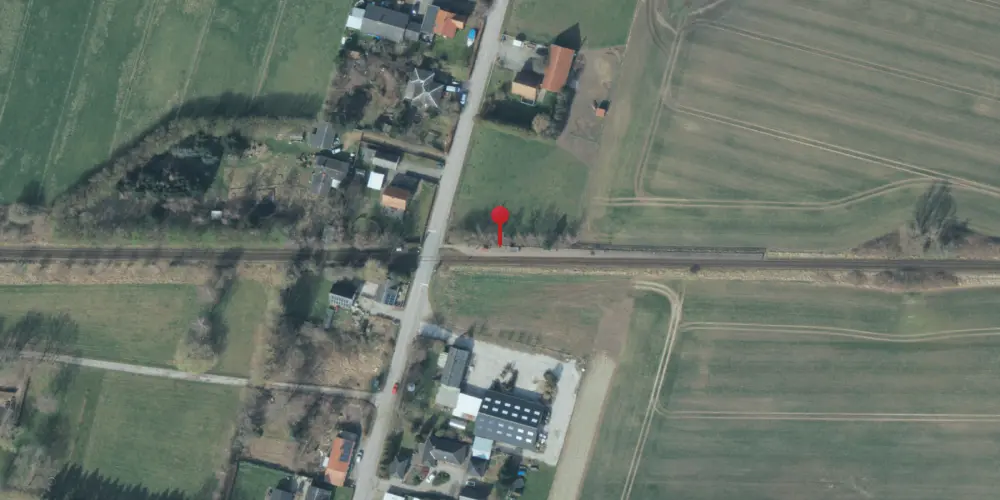 Historisk kort over Ny Hagested Trinbræt