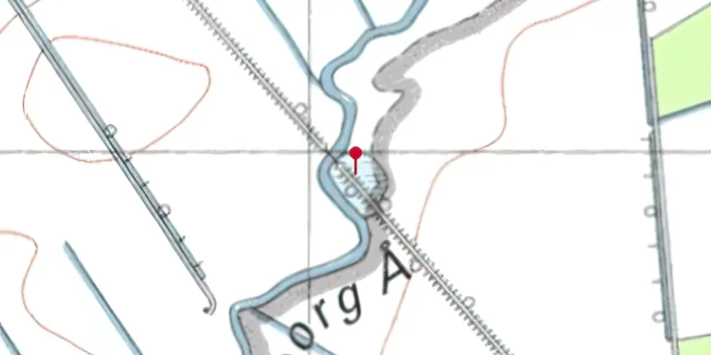 Historisk kort over Lindenborg Aa Trinbræt Historisk kort over Lindenborg Aa Trinbræt