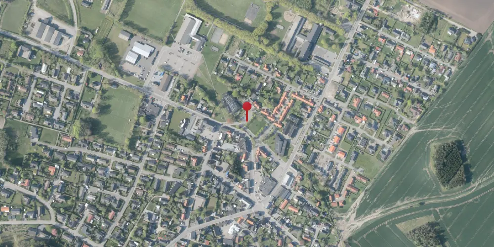 Historisk kort over Kongerslev Station Historisk kort over Kongerslev Station