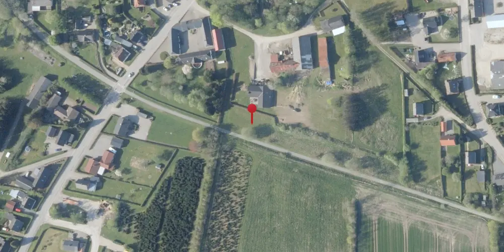 Historisk kort over Solbjerg By Trinbræt