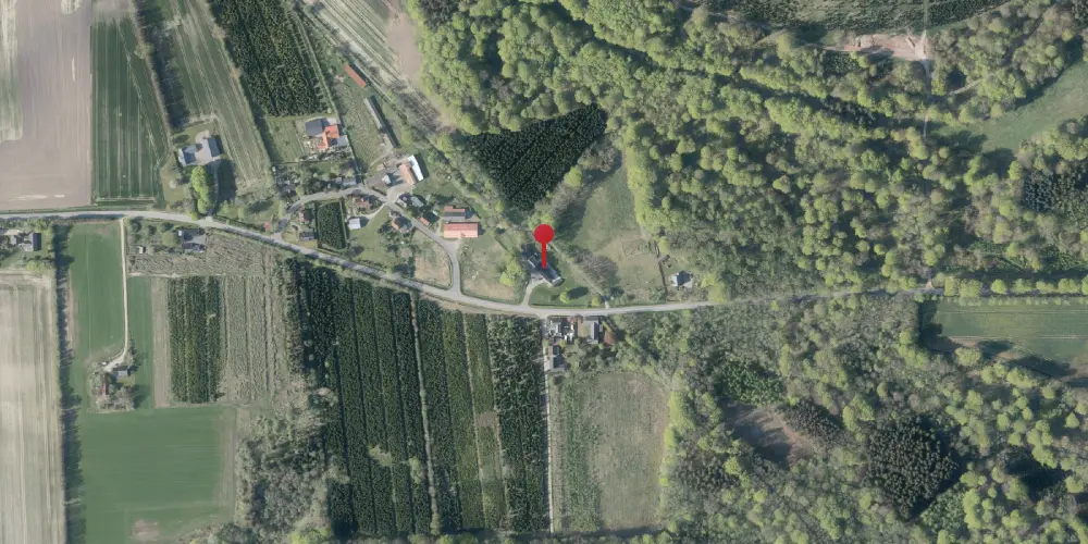 Historisk kort over Solbjerg (Himmerland) Station