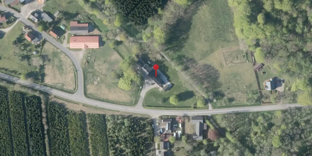 Historisk kort over Solbjerg (Himmerland) Station