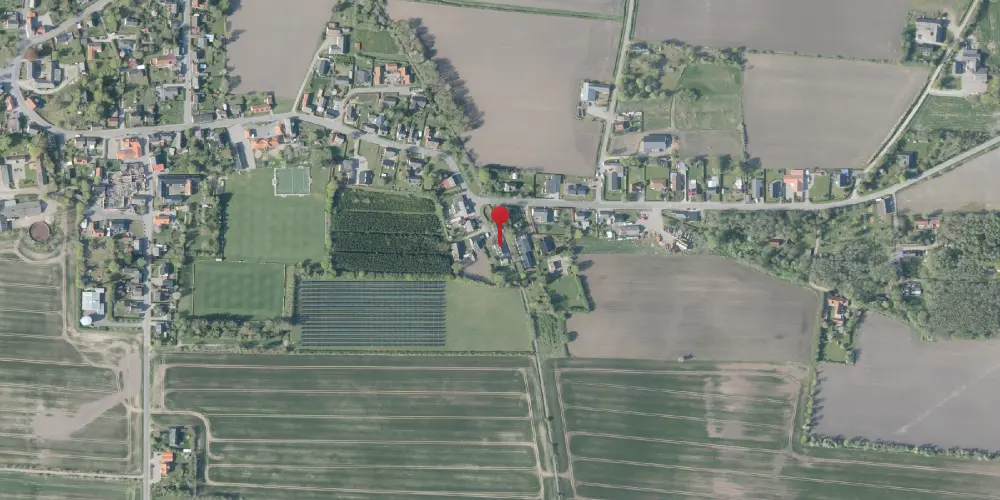 Historisk kort over Veddum Station