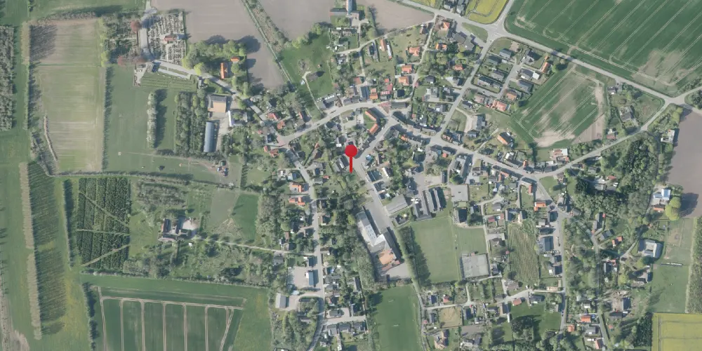 Historisk kort over Skelund Station