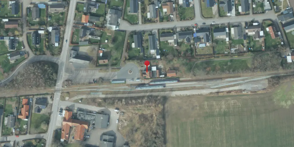 Historisk kort over Gislinge Station