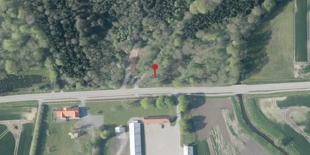 Historisk kort over Høgholt Trinbræt Historisk kort over Høgholt Trinbræt