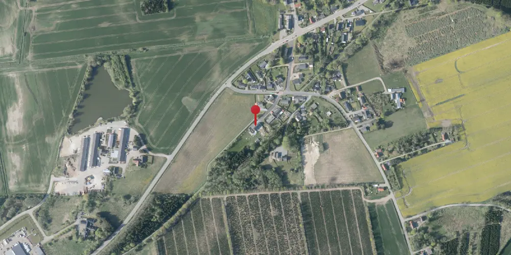 Historisk kort over Visborg Station