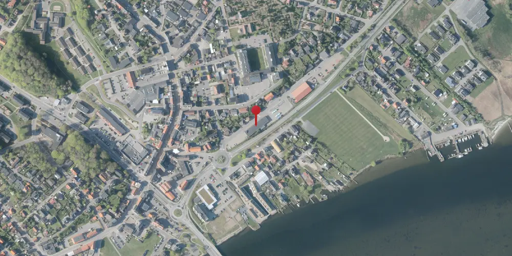 Historisk kort over Hadsund Nord Station Historisk kort over Hadsund Nord Station