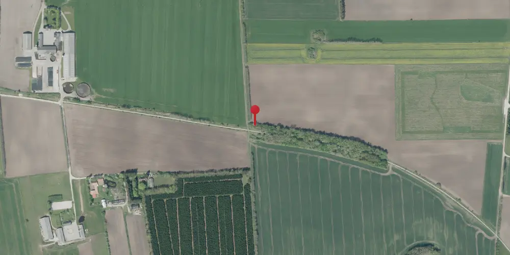 Historisk kort over Store Restrup Trinbræt