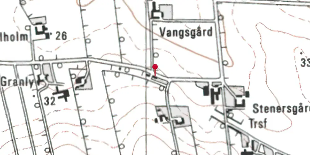 Historisk kort over Sønderholm Station Historisk kort over Sønderholm Station