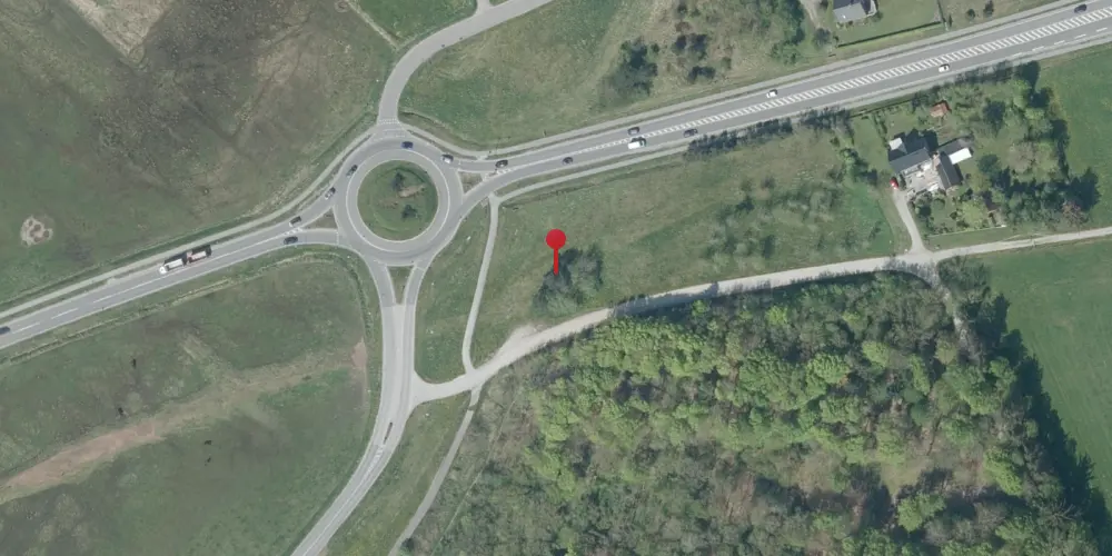 Historisk kort over Skal Trinbræt Historisk kort over Skal Trinbræt