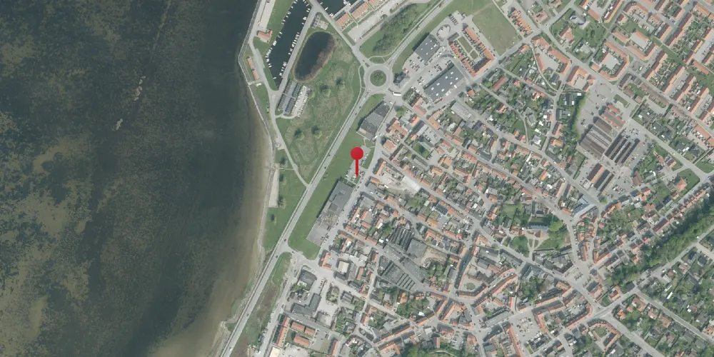 Historisk kort over Nibe Station