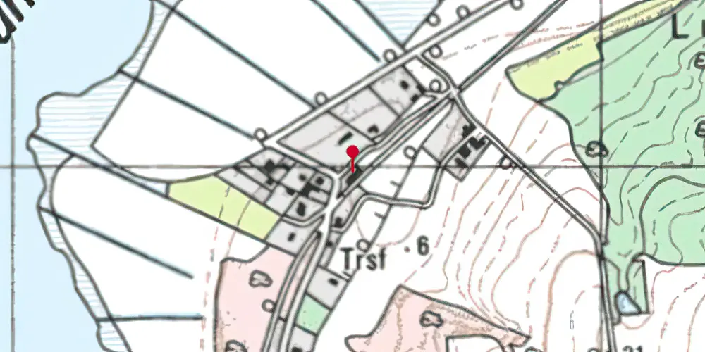 Historisk kort over Sebbersund Station Historisk kort over Sebbersund Station