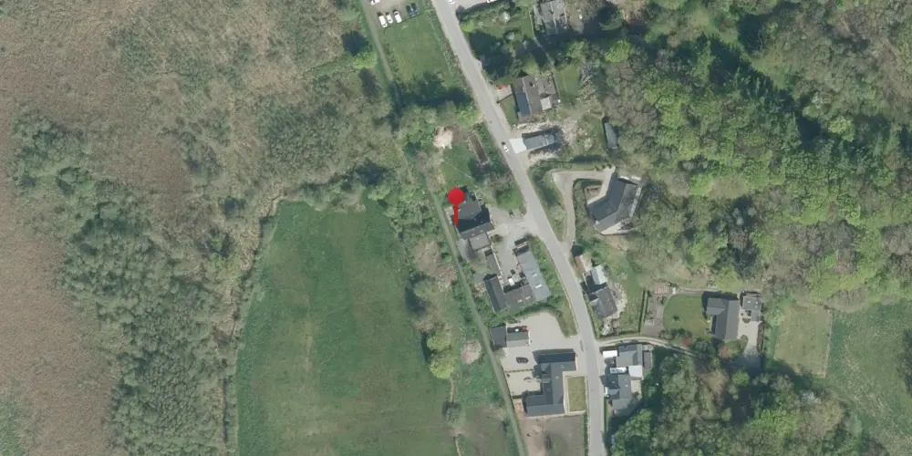 Historisk kort over Halkær Trinbræt