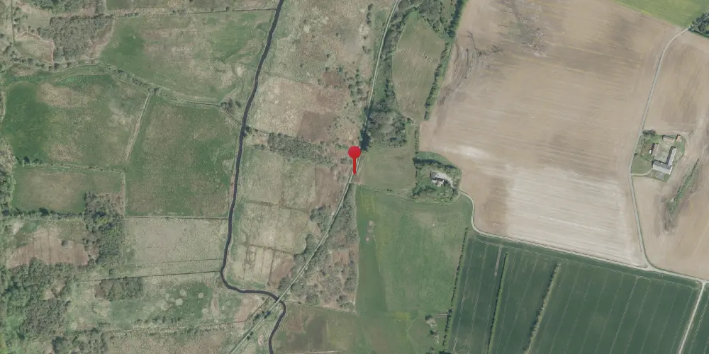 Historisk kort over Skivum Trinbræt Historisk kort over Skivum Trinbræt