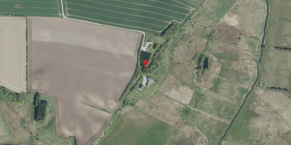 Historisk kort over Langdal Trinbræt