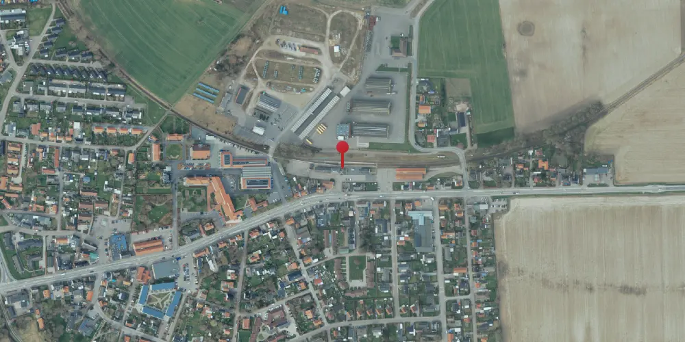 Historisk kort over Svinninge Station