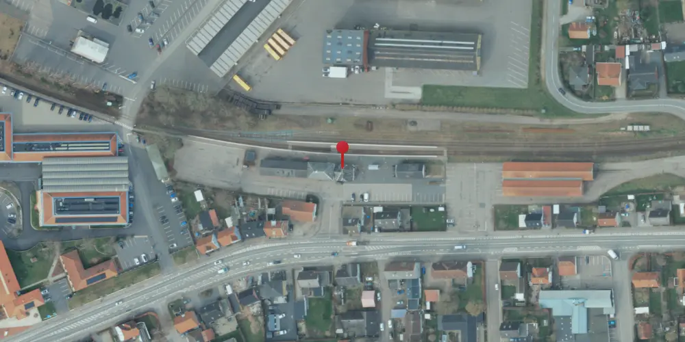 Historisk kort over Svinninge Station