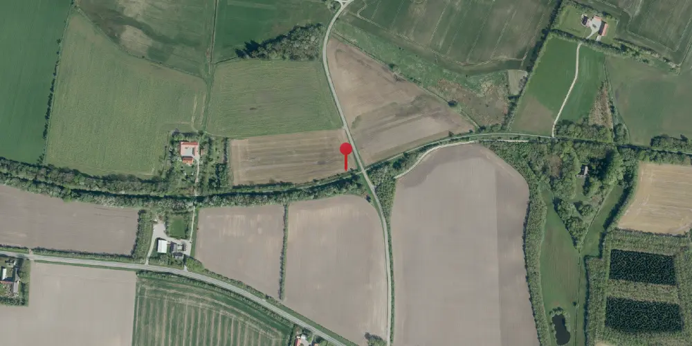 Historisk kort over Jelstrupgaarde Trinbræt