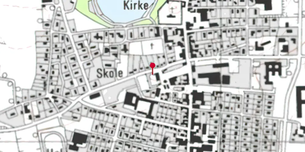 Historisk kort over Farsø Station Historisk kort over Farsø Station