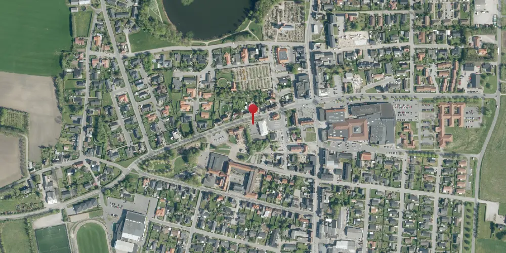 Historisk kort over Farsø Station Historisk kort over Farsø Station