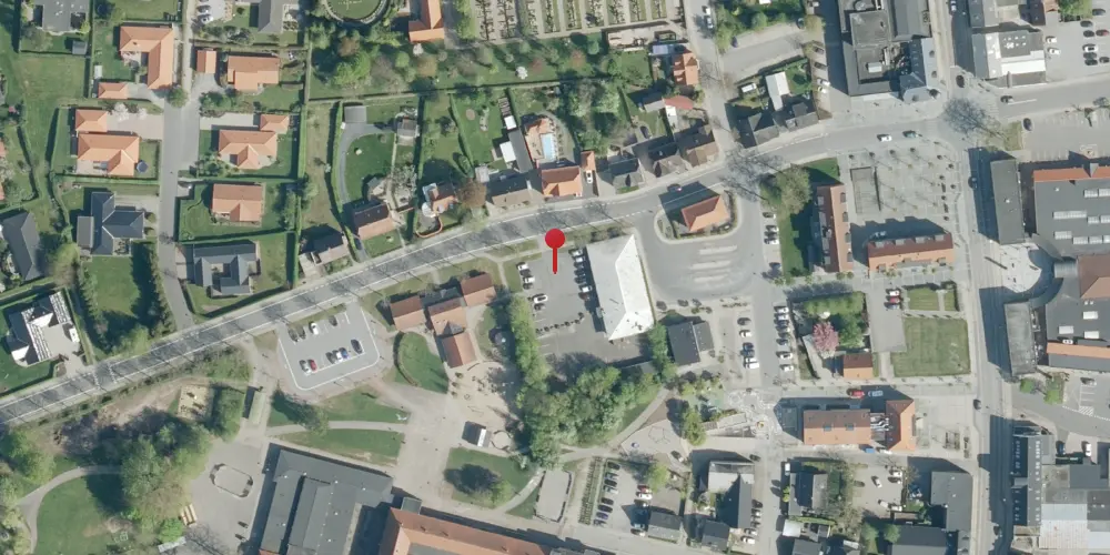 Historisk kort over Farsø Station Historisk kort over Farsø Station