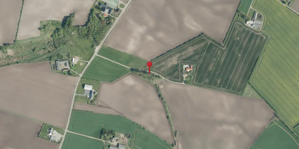 Historisk kort over Dammergaarde Trinbræt