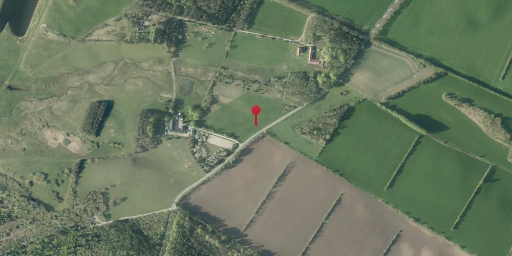 Historisk kort over Hestbæk Trinbræt