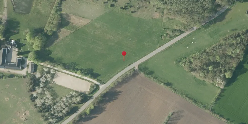 Historisk kort over Hestbæk Trinbræt