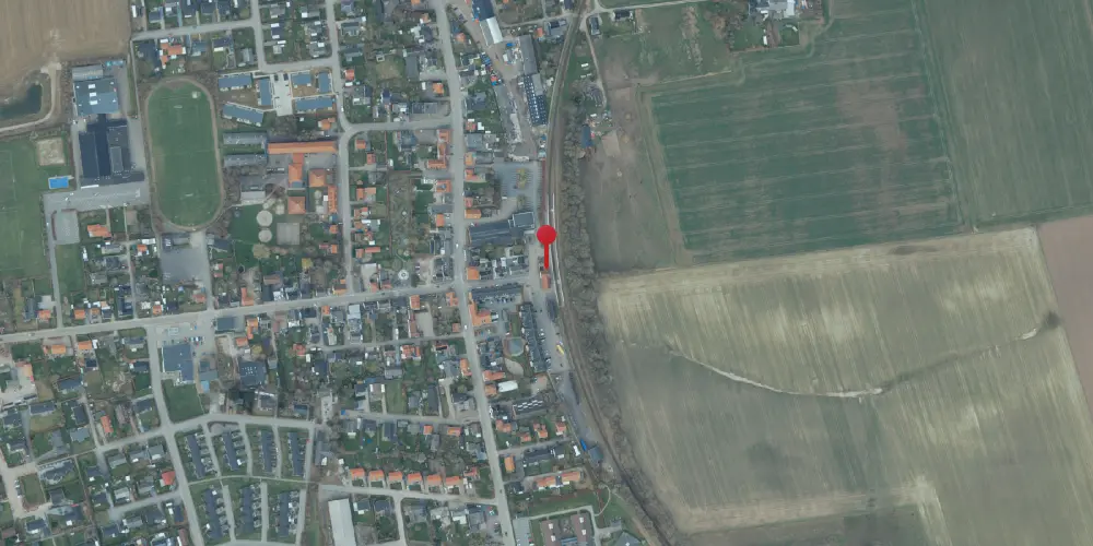 Historisk kort over Hørve Station Historisk kort over Hørve Station