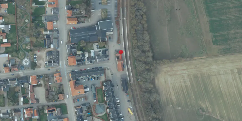 Historisk kort over Hørve Station Historisk kort over Hørve Station