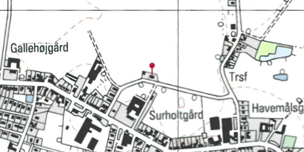 Historisk kort over Stokkemarke Station