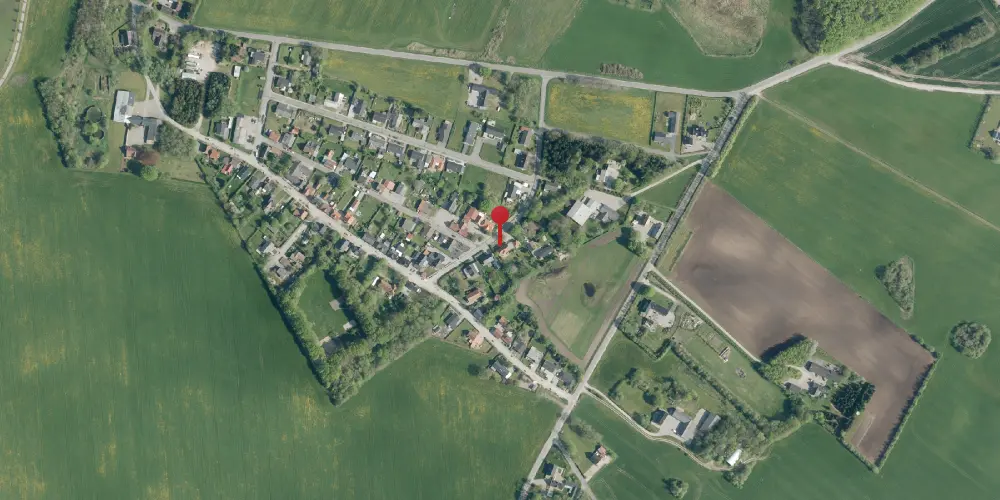 Historisk kort over Fandrup Station