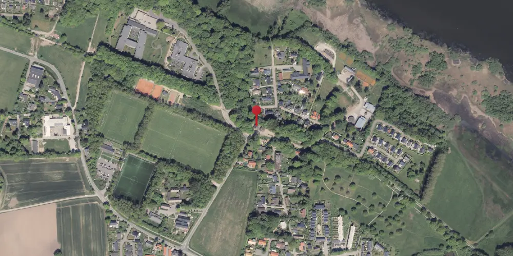 Historisk kort over Stavtrup Station