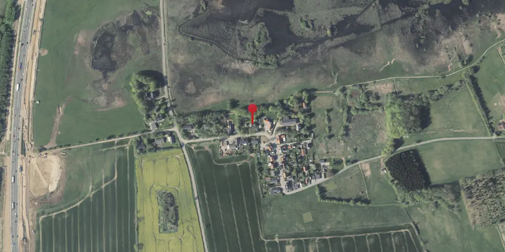 Historisk kort over Ormslev Station