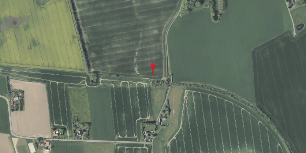 Historisk kort over Edelhofvejen Trinbræt