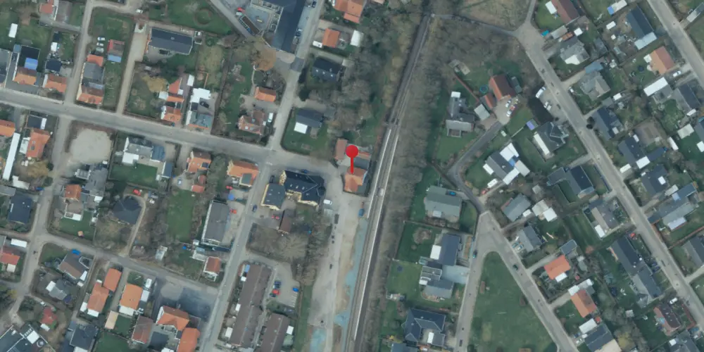 Historisk kort over Fårevejle Station