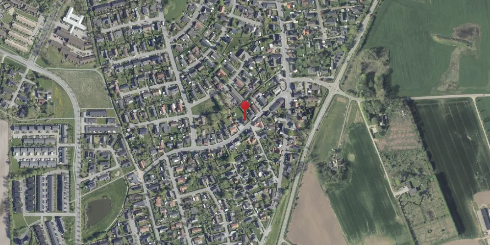 Historisk kort over Harlev Station