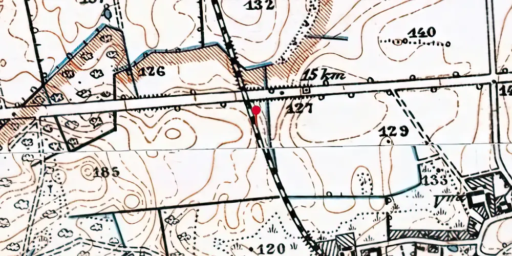 Historisk kort over Silkeborgvejen Trinbræt Historisk kort over Silkeborgvejen Trinbræt
