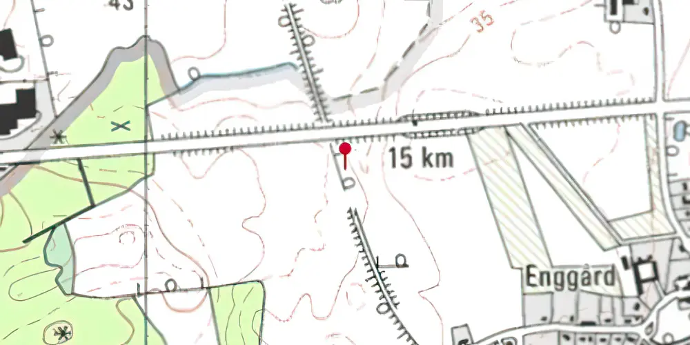 Historisk kort over Silkeborgvejen Trinbræt Historisk kort over Silkeborgvejen Trinbræt