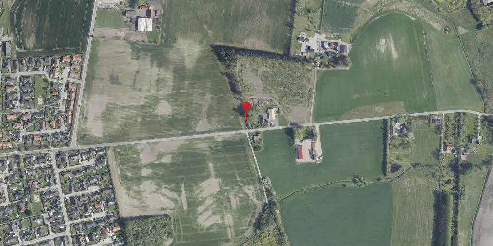 Historisk kort over Hørslevbolevejen Trinbræt