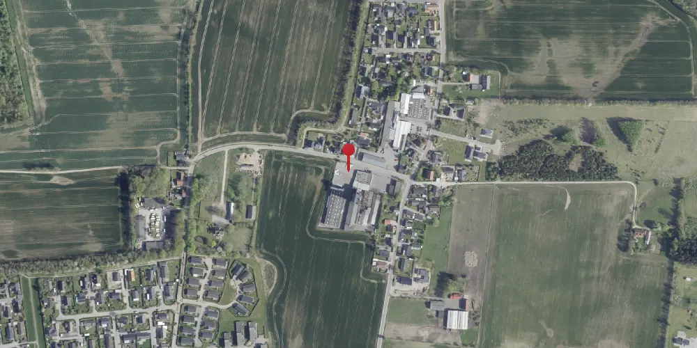 Historisk kort over Skovby Station