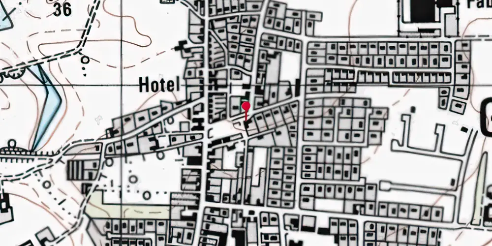 Historisk kort over Galten Station Historisk kort over Galten Station